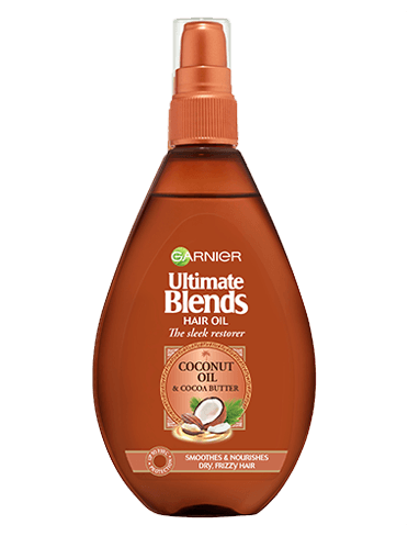 Garnier Ultimate Blends Coconut Oil For Frizzy Hair COCOA BUTTER & COCONUT OIL HAIR OIL FOR FRIZZY HAIR