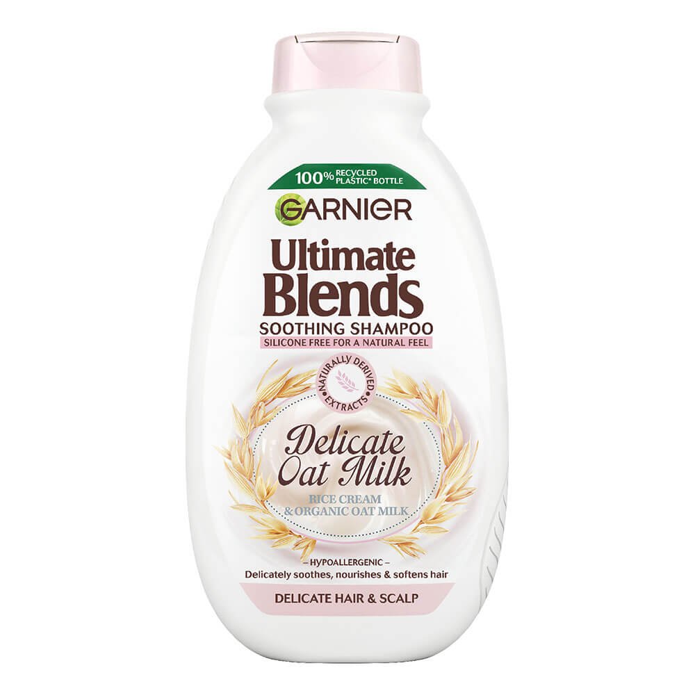 Garnier Ultimate Blends Delicate Oat For Sensitive Scalp Oat Milk Shampoo For Sensitive Scalps