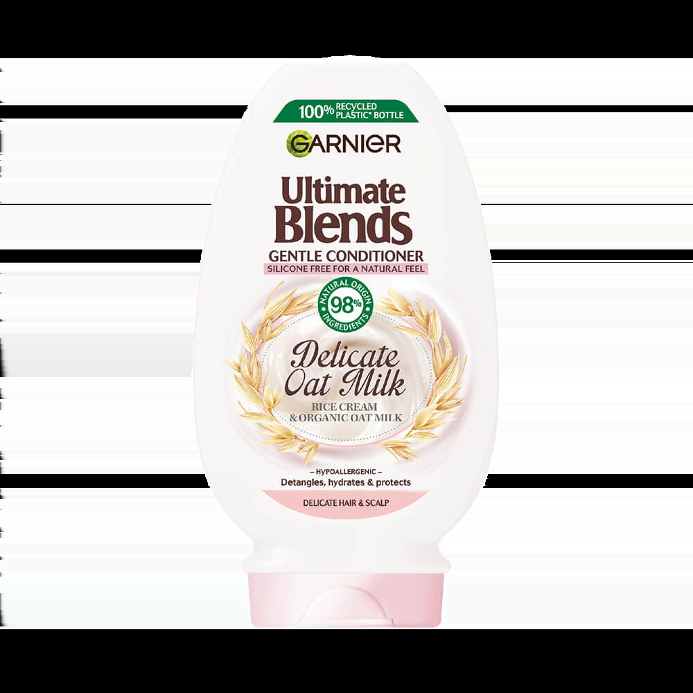 garnier Ultimate Blends Delicate Oat For Sensitive Scalp Oat Milk Conditioner For Sensitive Scalps
