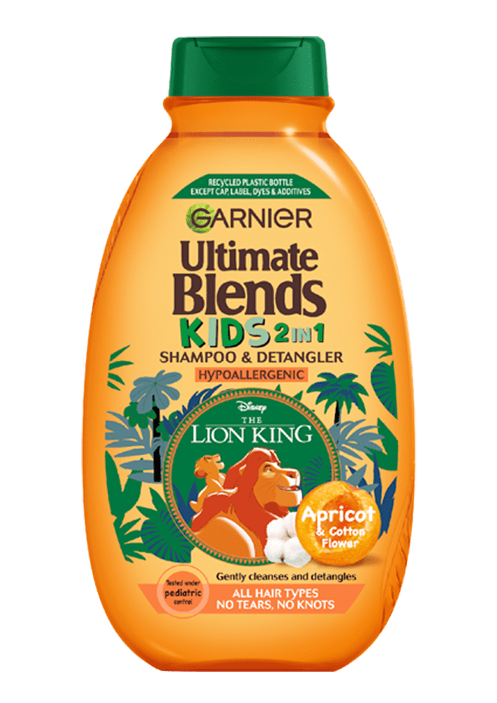 Garnier Ultimate Blends Kids Apricot Shampoo & Detangler