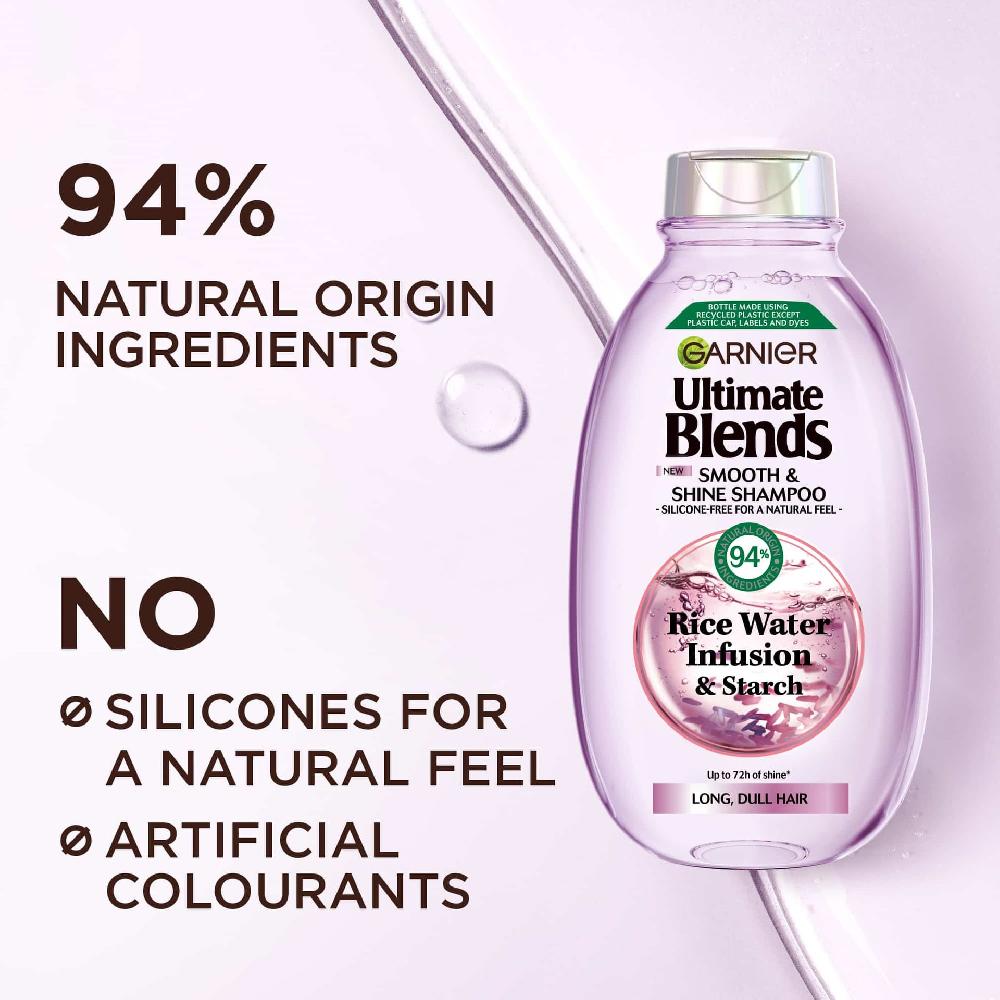 Garnier Ultimate Blends Smooth & Shine Rice Water Shampoo