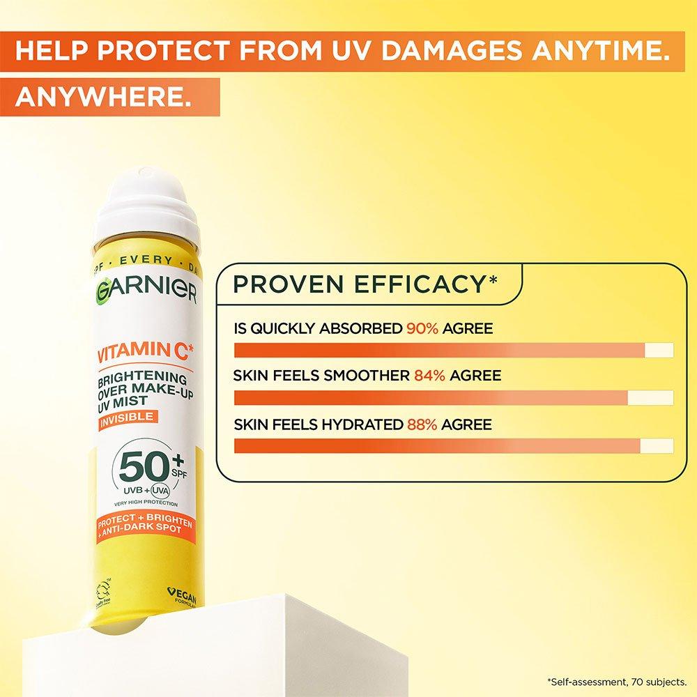 Garnier Vitamin C Vitamin C* Brightening Over Make-Up UV Mist Invisible