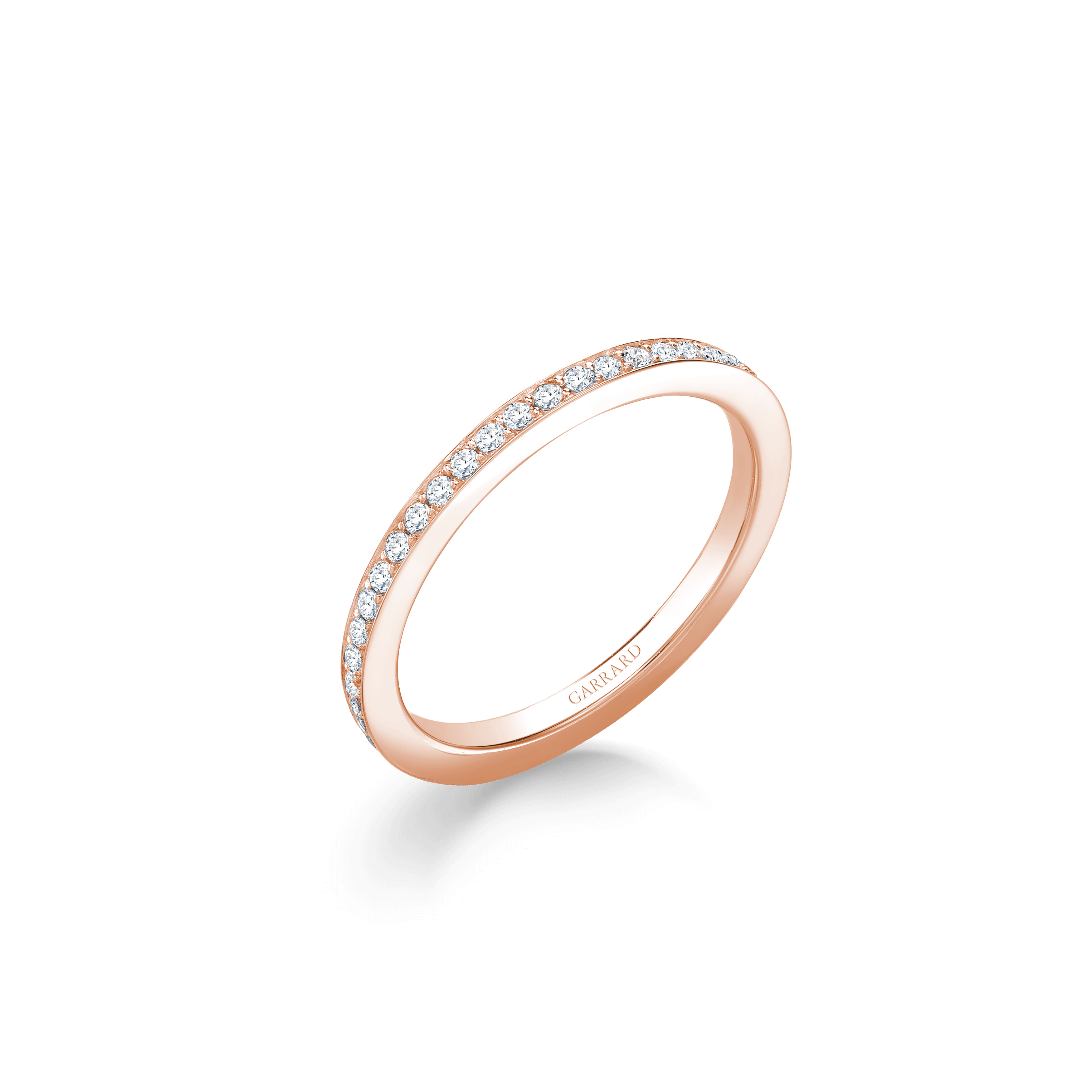 garrard 1735 Diamond Eternity Band in 18ct Rose Gold 1.5mm