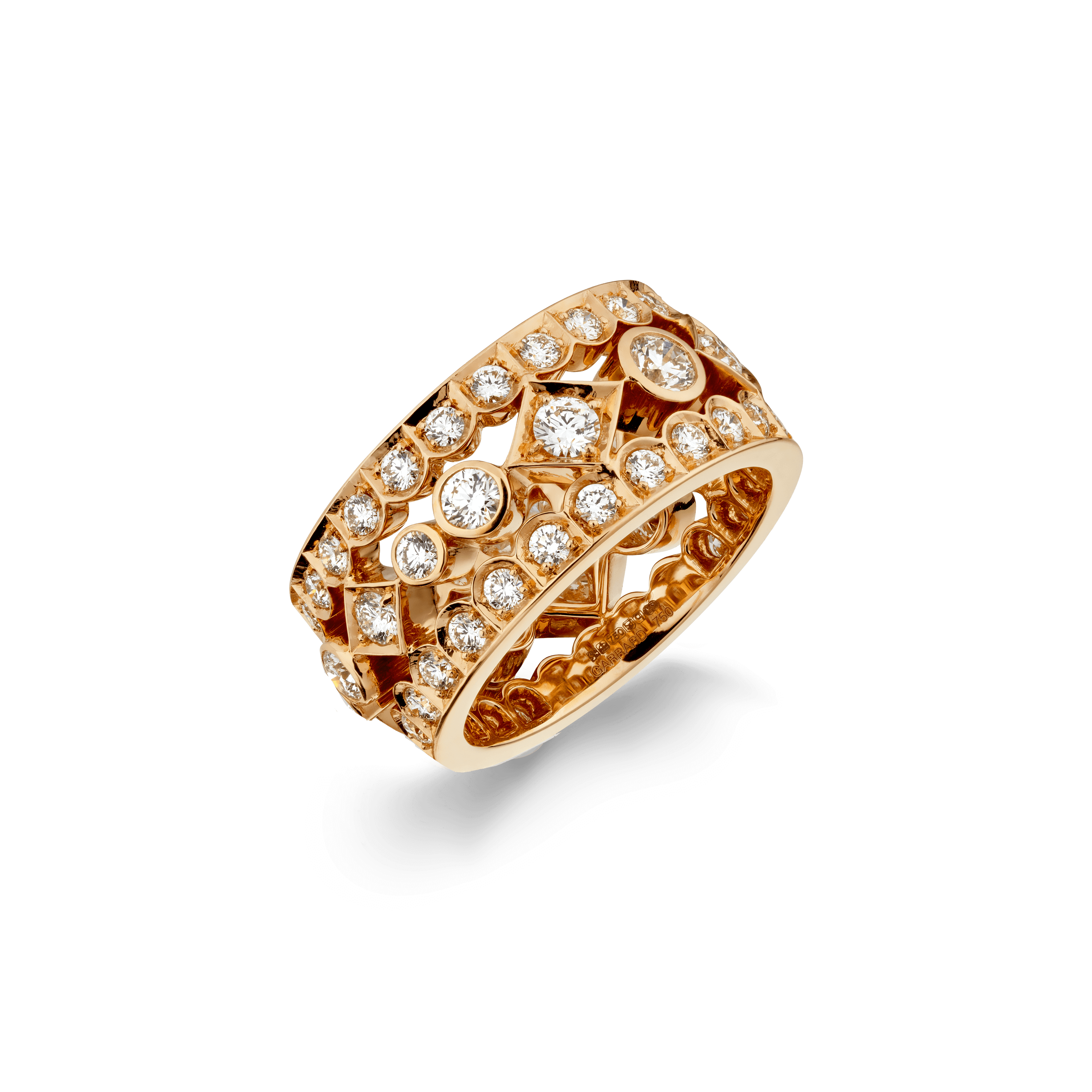 garrard Albemarle Classic High Jewellery Diamond Ring In 18ct Rose Gold garrard Albemarle Classic High Jewellery Diamond Ring In 18ct Rose Gold