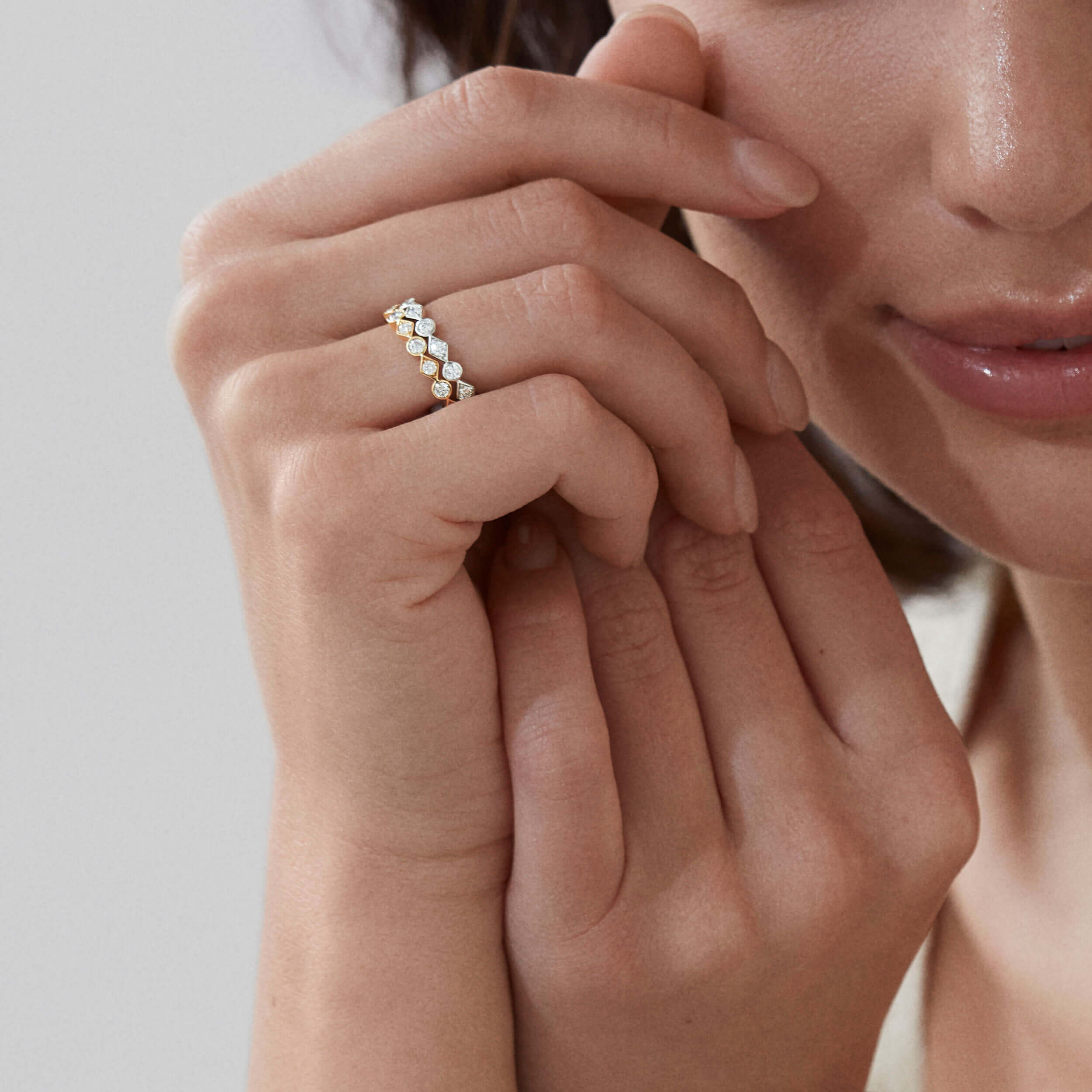 Garrard Albemarle Diamond Eternity Band In 18ct White Gold 3mm