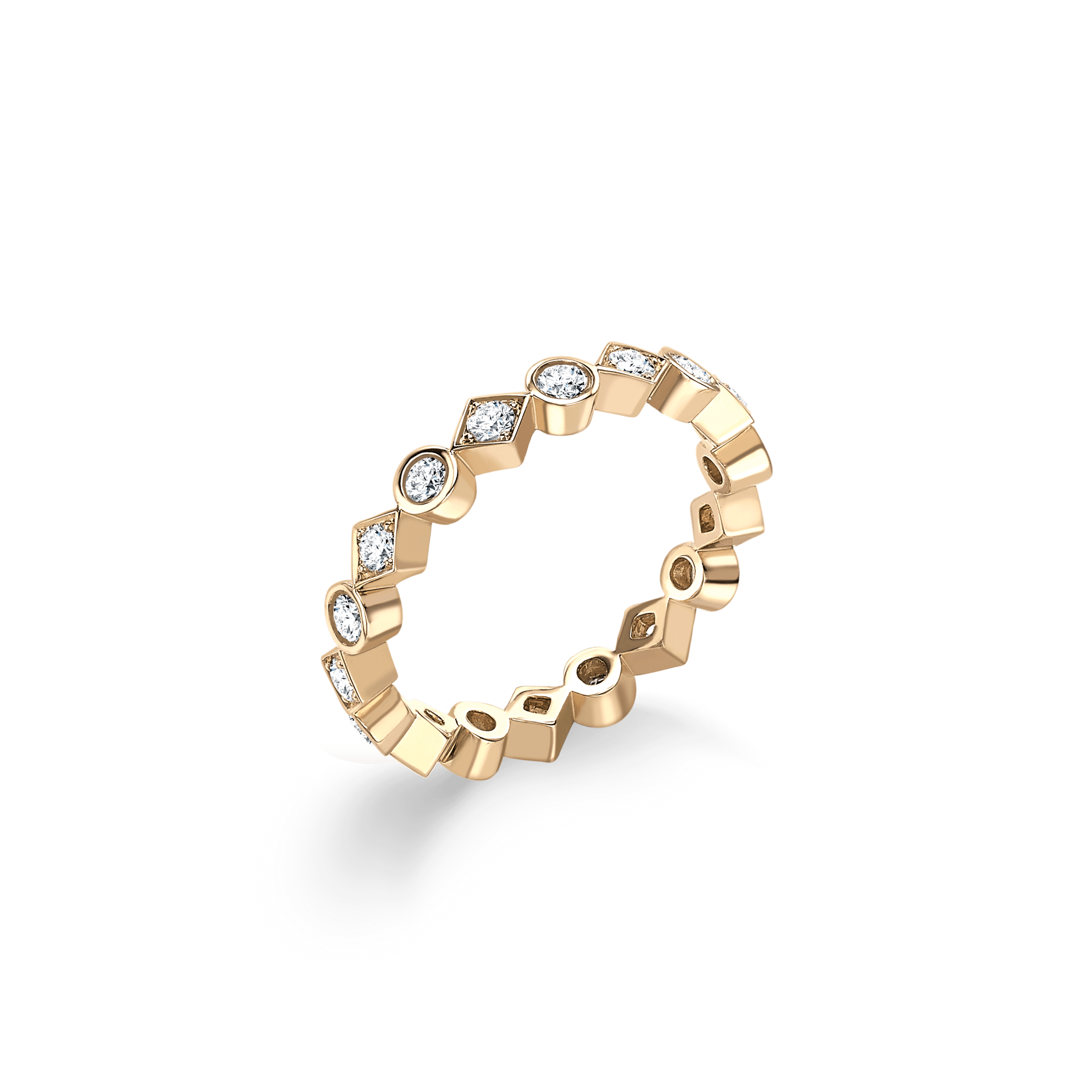 garrard Albemarle Diamond Eternity Band in 18ct Yellow Gold 3mm