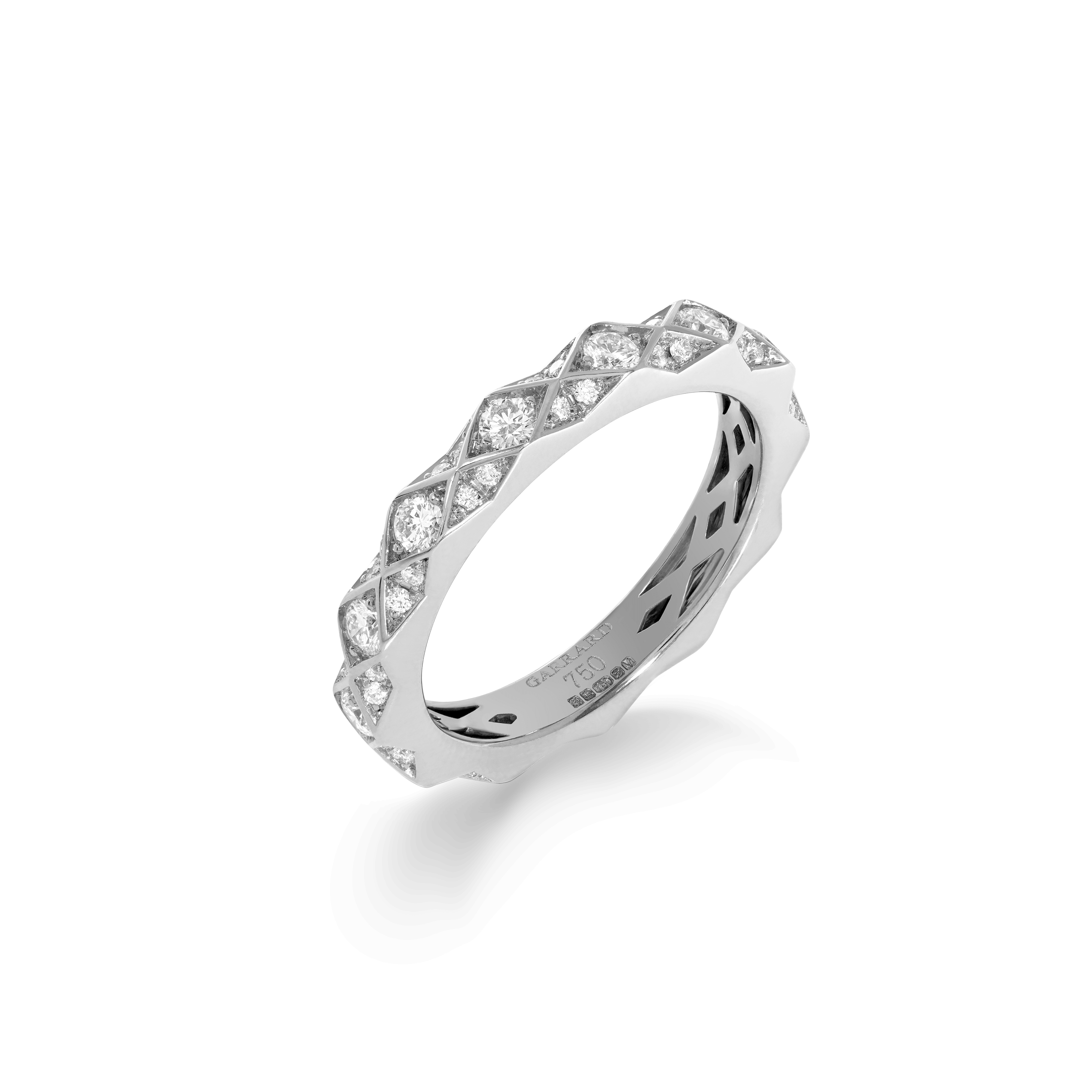 garrard Aloria Diamond Eternity Band in Platinum 3mm