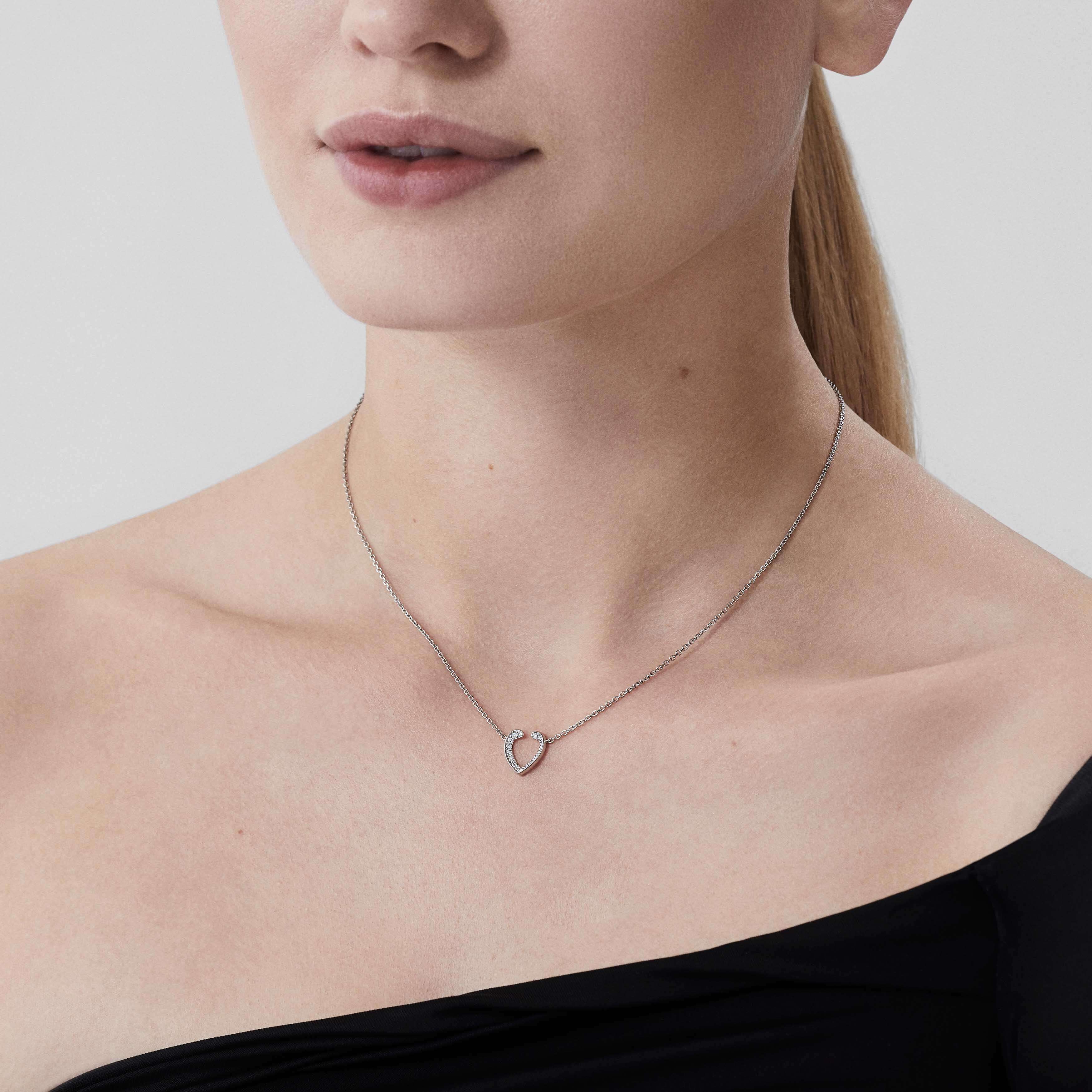 Garrard Aloria Mini Icons Diamond Pendant In 18ct White Gold