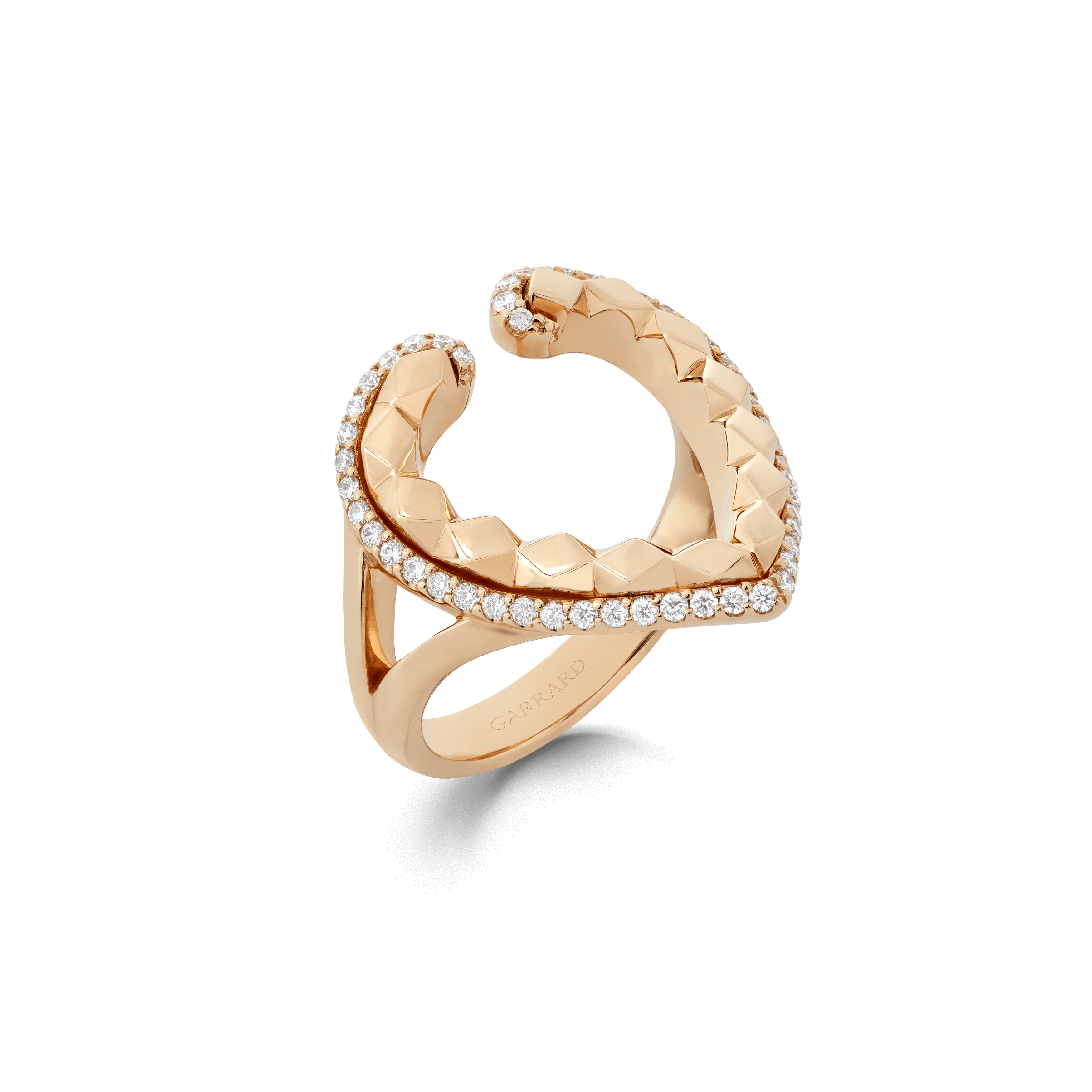 garrard Aloria Ring In 18ct Yellow Gold with Diamonds