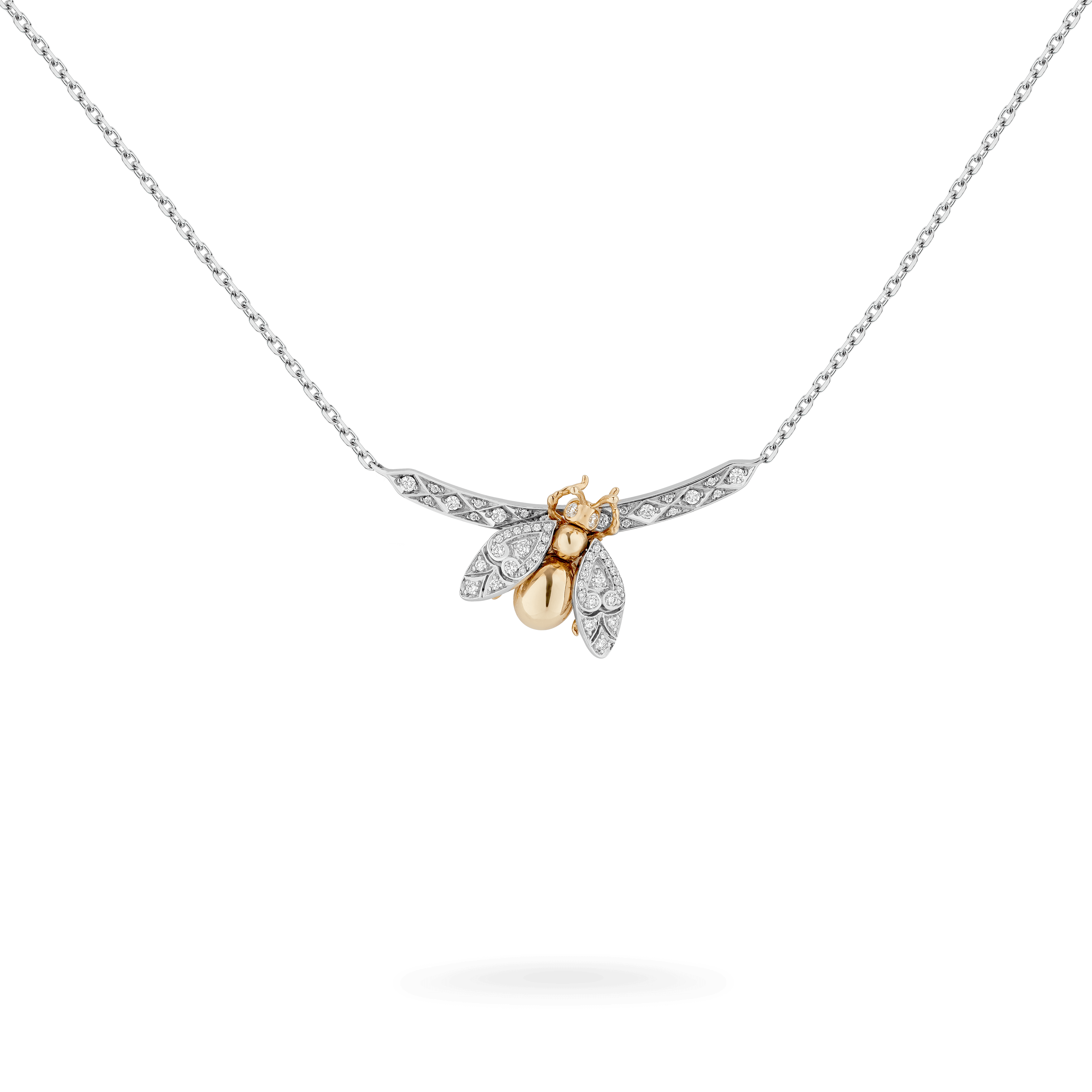 garrard Enchanted Palace Mini Icons Diamond Pendant In 18ct Yellow and White Gold