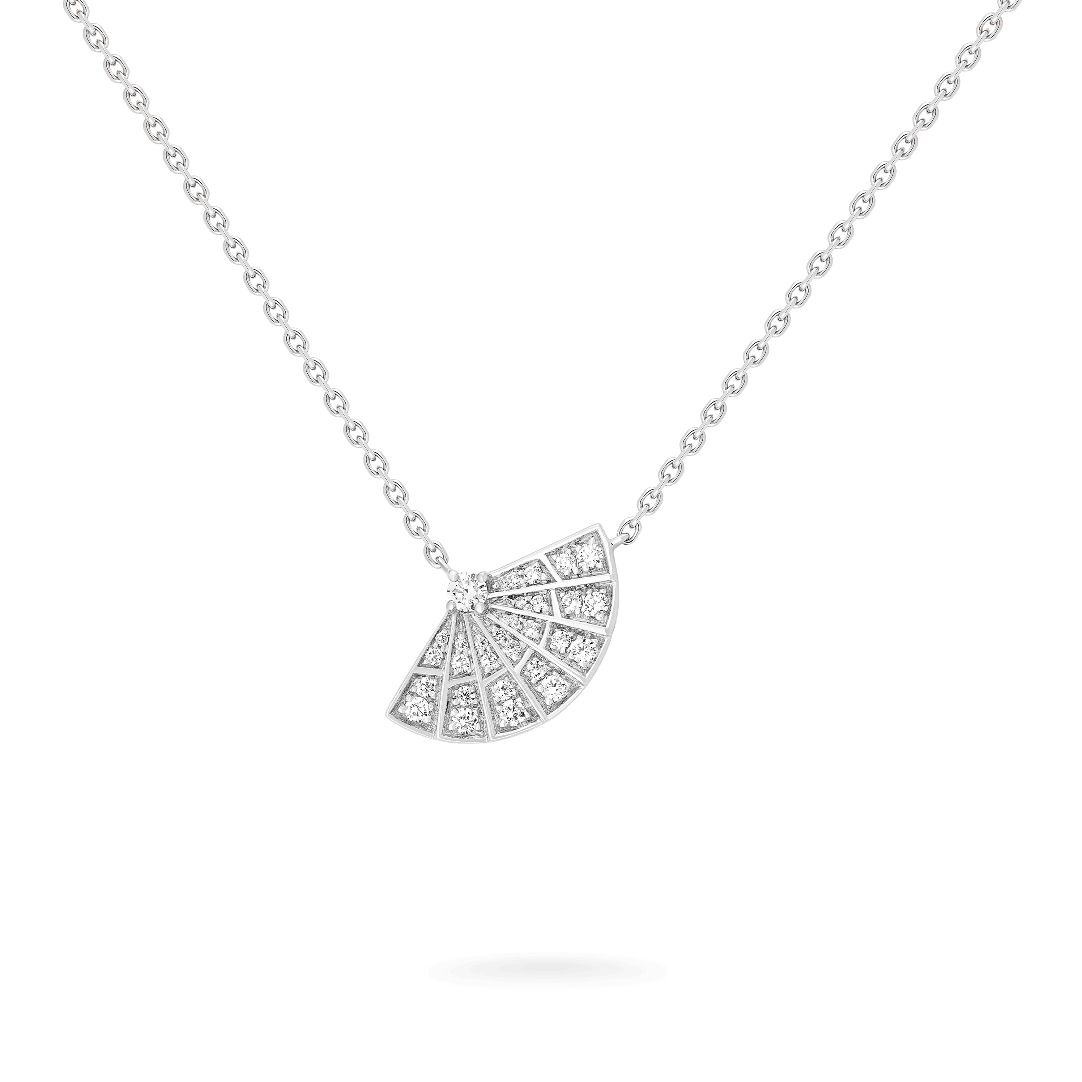 garrard Fanfare Symphony Mini Icons Diamond Pendant In 18ct White Gold