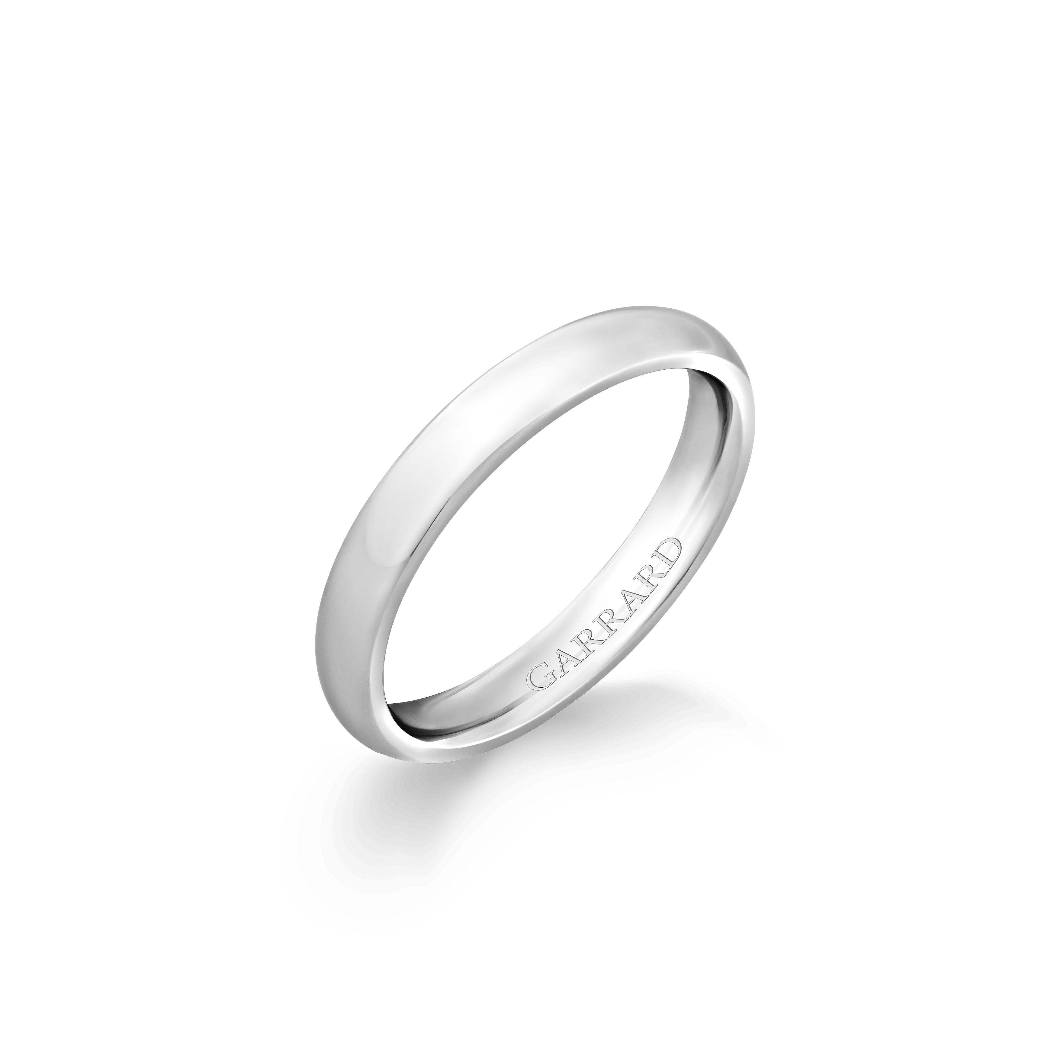 garrard Classic Court Wedding Ring in Platinum 3mm