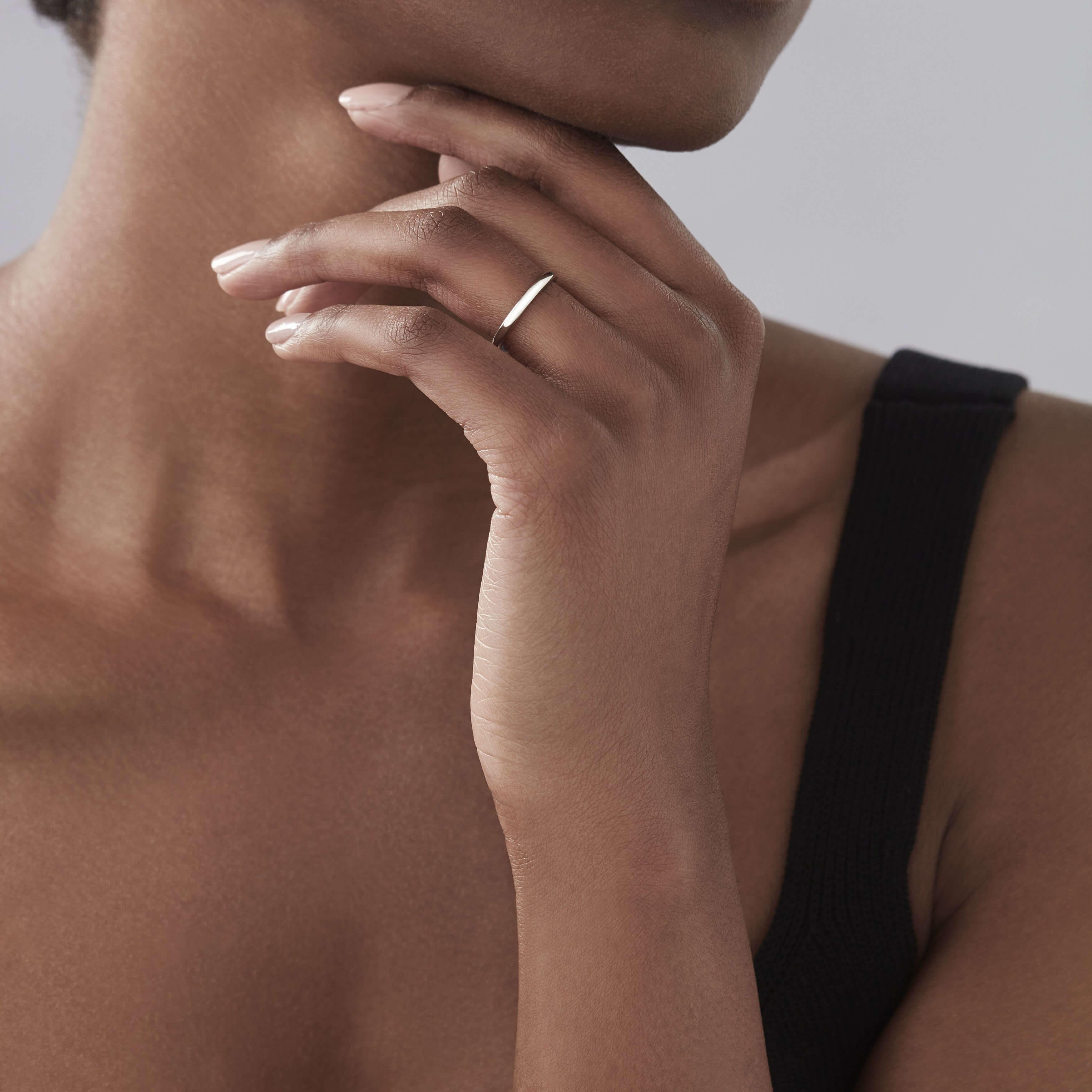 Garrard Heavy Court Wedding Ring In Platinum 2mm