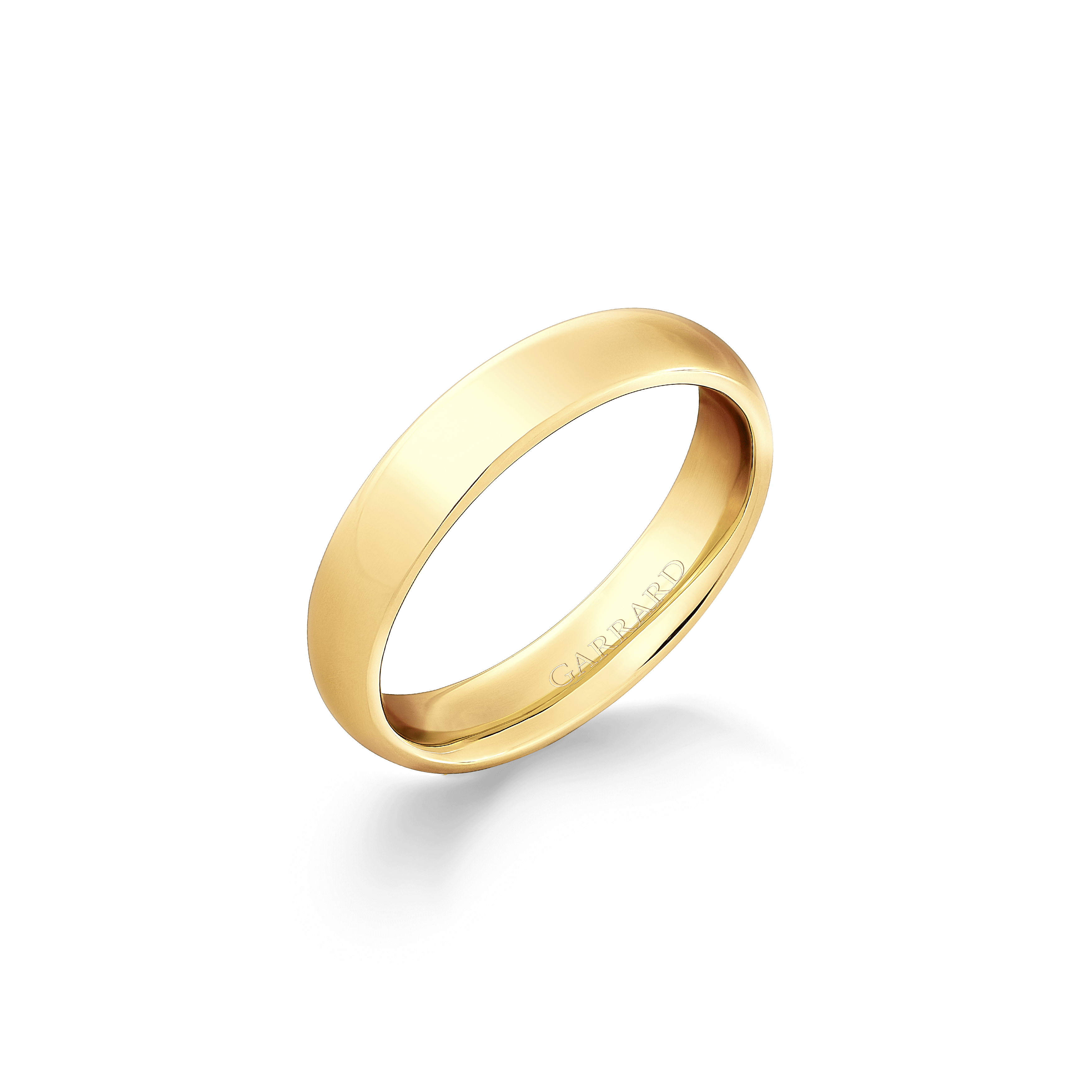 garrard Heavy Court Wedding Ring in 18ct Yellow Gold 5mm