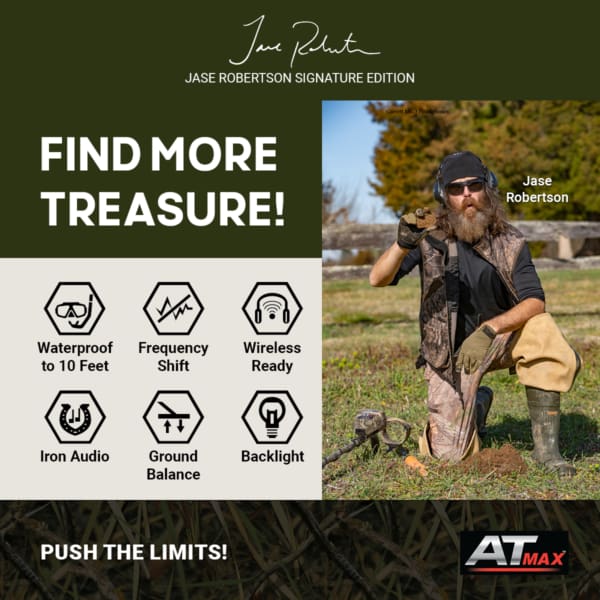 Garrett Garrett AT Max Jase Robertson Signature Edition W/ MS-3 Wireless Headphones