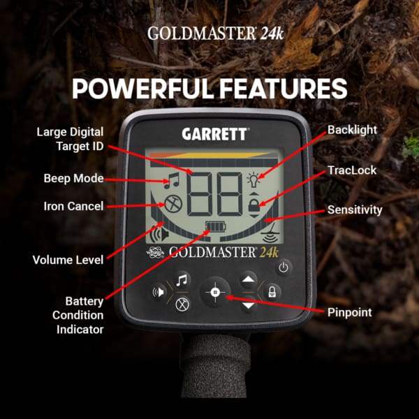 Garrett Garrett Goldmaster 24k W/ Clearsound Easy Stow Headphones
