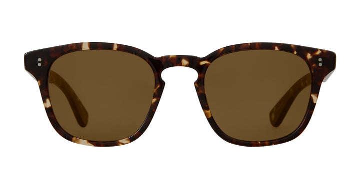 garrett leight ACE II SUN Agate Tortoise/Semi-Flat Pure Coffee