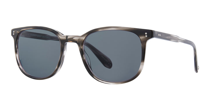 Garrett Leight BENTLEY SUN Black Sleet Tortoise/Blue Smoke