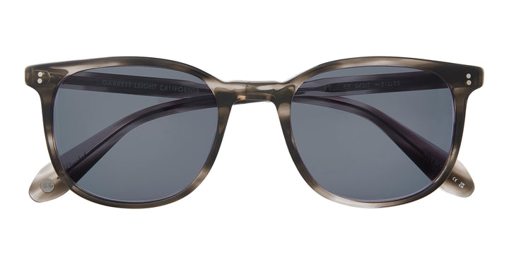 Garrett Leight BENTLEY SUN Black Sleet Tortoise/Blue Smoke