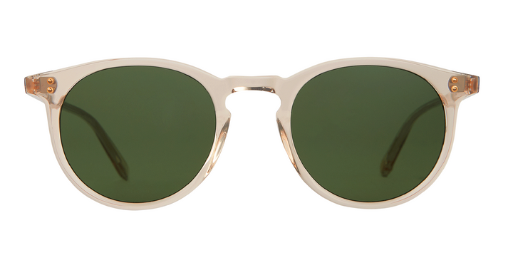 garrett leight CARLTON SUN Bio Beige Crystal/ Bio Green