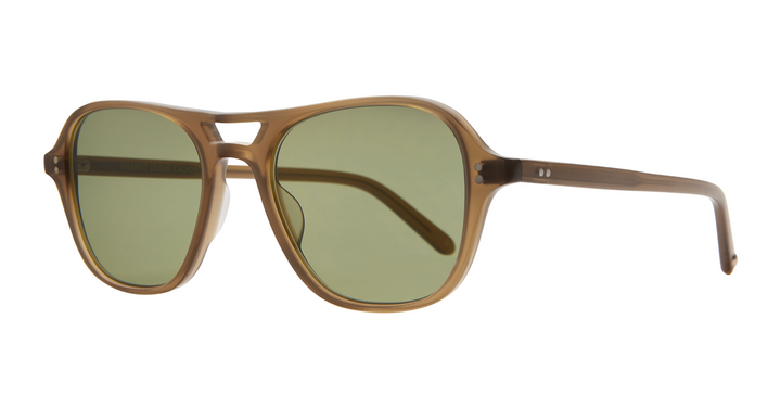 Garrett Leight DOC SUN Matte Caramel/Semi-Flat Green