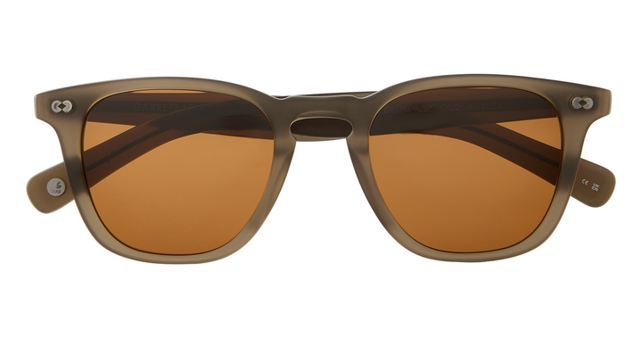 Garrett Leight BROOKS X SUN Matte Olio/Pure Coffee