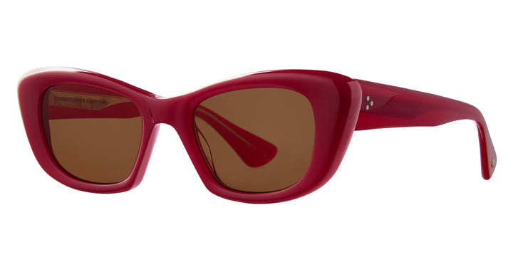 Garrett Leight SIERRA SUN Amulet Red/Oak