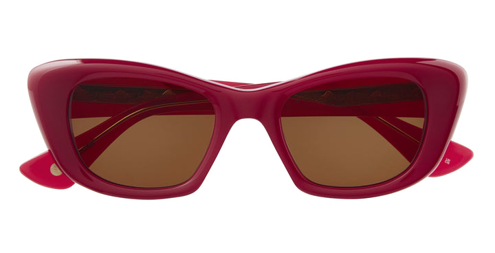 Garrett Leight SIERRA SUN Amulet Red/Oak