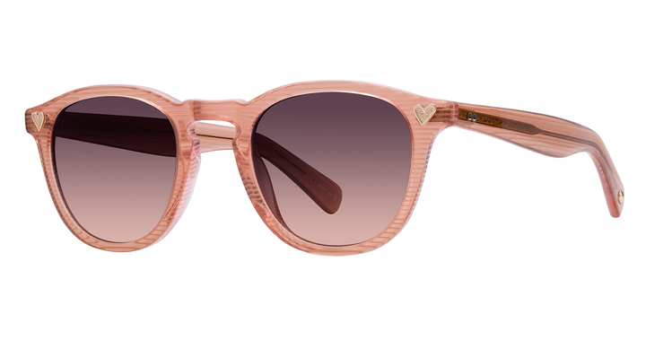 Garrett Leight GLCO X ANDRÉ SARAIVA SUN Pink Stripes/New Gradient