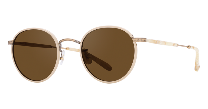Garrett Leight GLCO X KING KENNEDY SUN Nude-Antique Gold/Pure Coffee