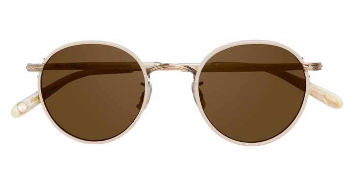 Garrett Leight GLCO X KING KENNEDY SUN Nude-Antique Gold/Pure Coffee
