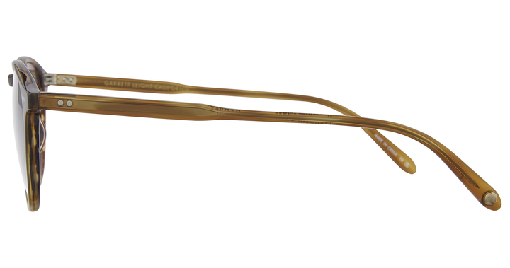 Garrett Leight HAMPTON SUN Demi Blonde/Semi-Flat Pure G15 Polar