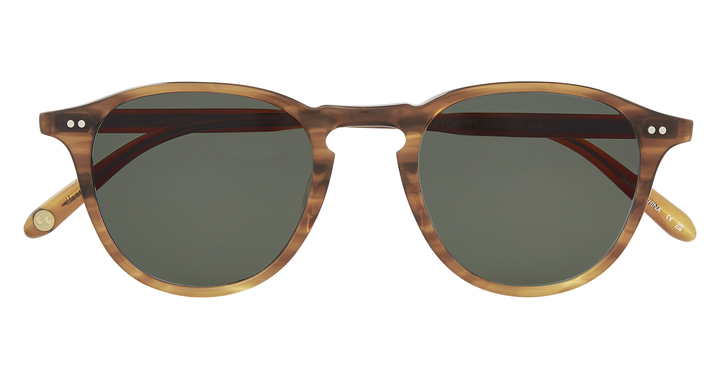 Garrett Leight HAMPTON SUN Demi Blonde/Semi-Flat Pure G15 Polar
