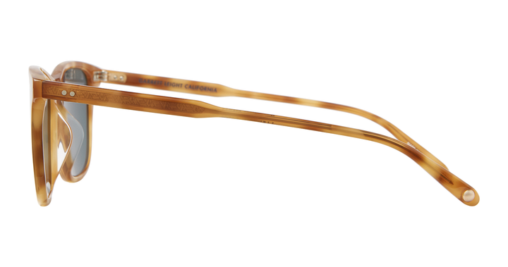 Garrett Leight HAYES SUN Ember Tortoise/Pure Blue Smoke Polar