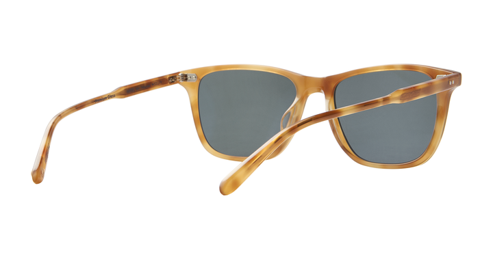Garrett Leight HAYES SUN Ember Tortoise/Pure Blue Smoke Polar