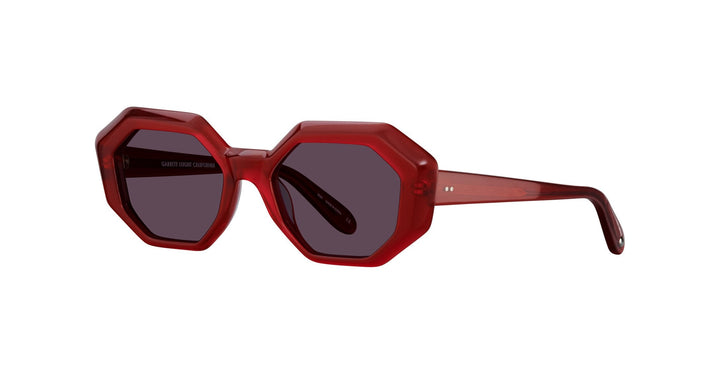 Garrett Leight JACQUELINE SUN Cherry/Semi-Flat Purple