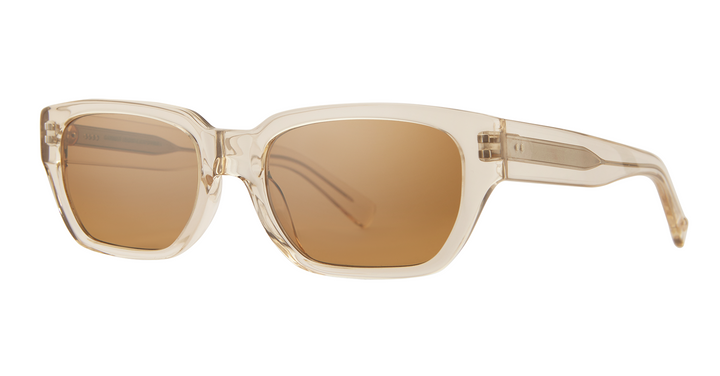 Garrett Leight MAYAN SUN Prosecco/Semi-Flat Halo Mirror