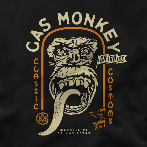 Gas Monkey Garage Arch Monkey Tee