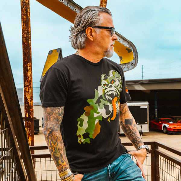 Gas Monkey Garage Camo Demon Tee