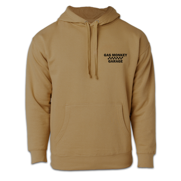 Gas Monkey Garage Checkered Arch Pullover Hoodie