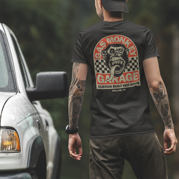 Gas Monkey Garage Checkered Arch Tee
