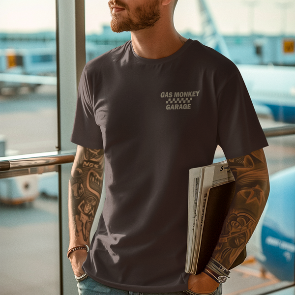 Gas Monkey Garage Checkered Arch Tee