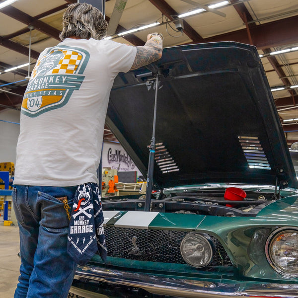 Gas Monkey Garage Checkered Shield Tee