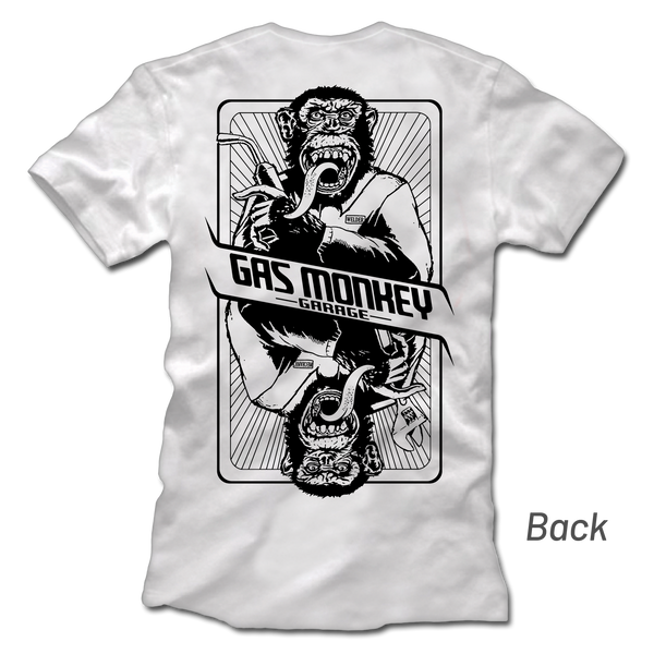 gas monkey garage Monkey Card Tee