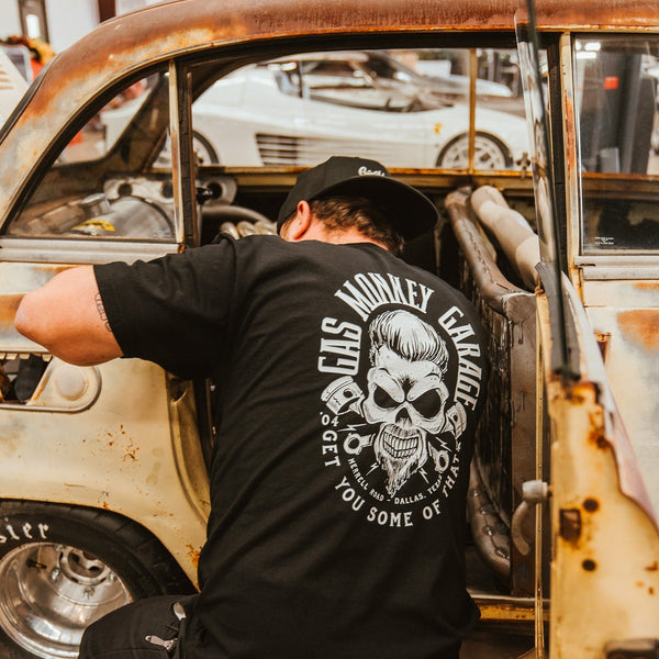 Gas Monkey Garage RRR Skull 20th Anniversary Tee