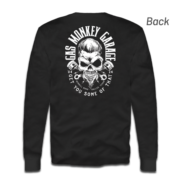 gas monkey garage RRR Skull Long Sleeve