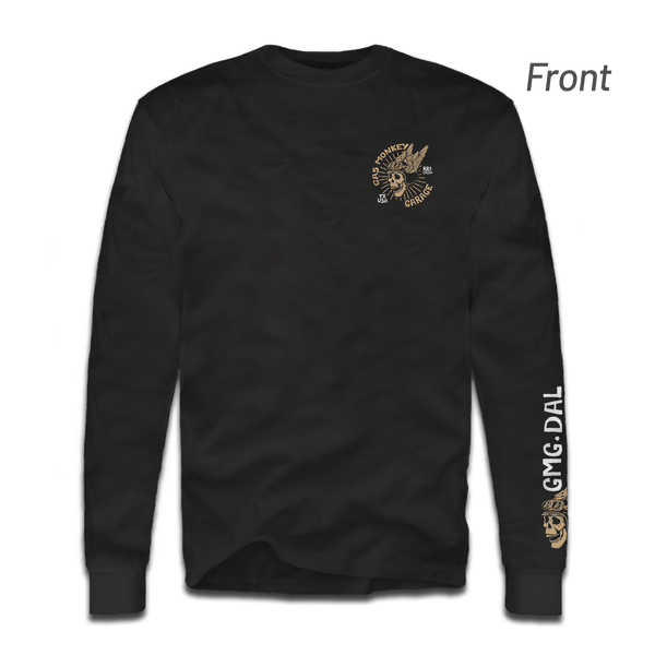 Gas Monkey Garage Skull Logo Long Sleeve Tee