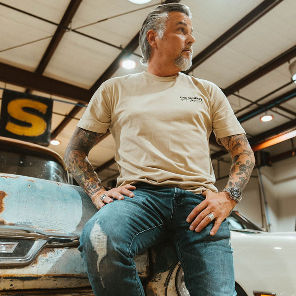 Gas Monkey Garage Thin Green Line Tee
