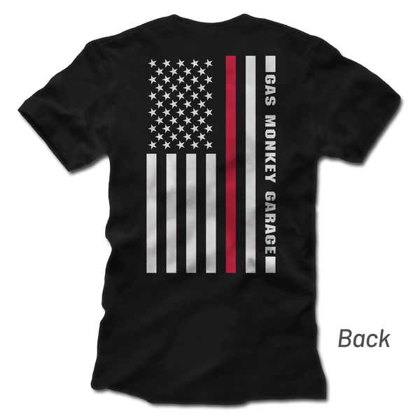 gas monkey garage Thin Red Line Tee