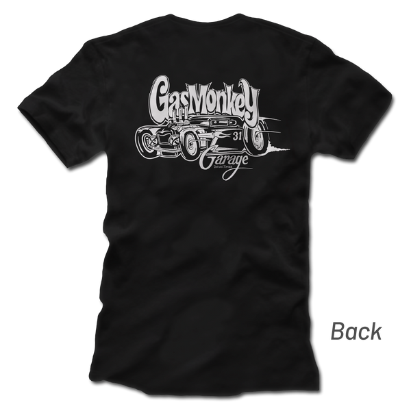 gas monkey garage White Car Tee